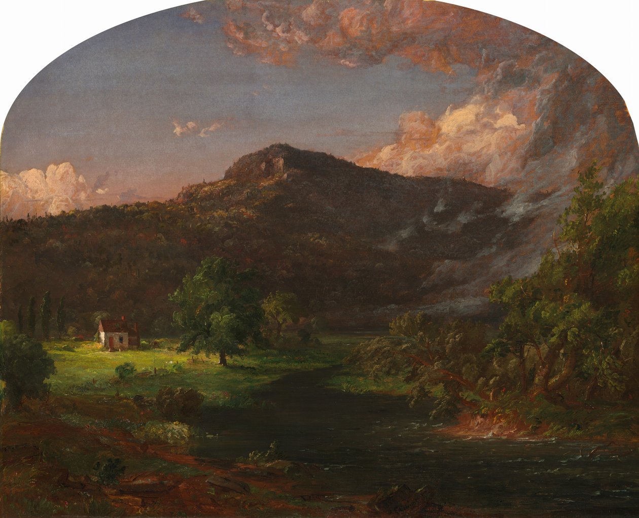 Tourney Mountain, Washingtonin päämaja, Rockland County, New York tekijältä Jasper Francis Cropsey