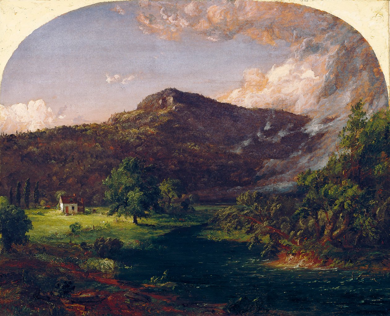 Tourney Mountain, Washingtonin päämaja, Rockland County, New York tekijältä Jasper Francis Cropsey