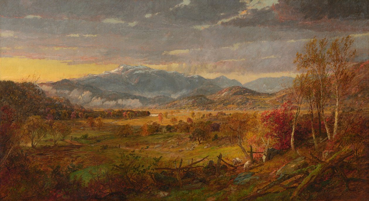 Näkymä Mt. Washingtonille tekijältä Jasper Francis Cropsey