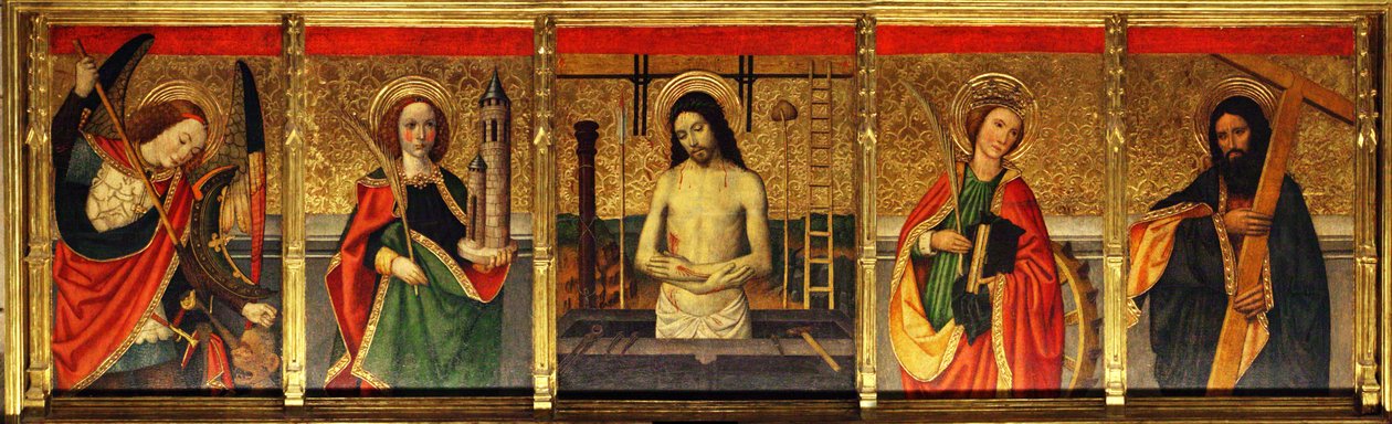 Tortosan katedraali Huguet Transfiguracio predela tekijältä Jaume Huguet