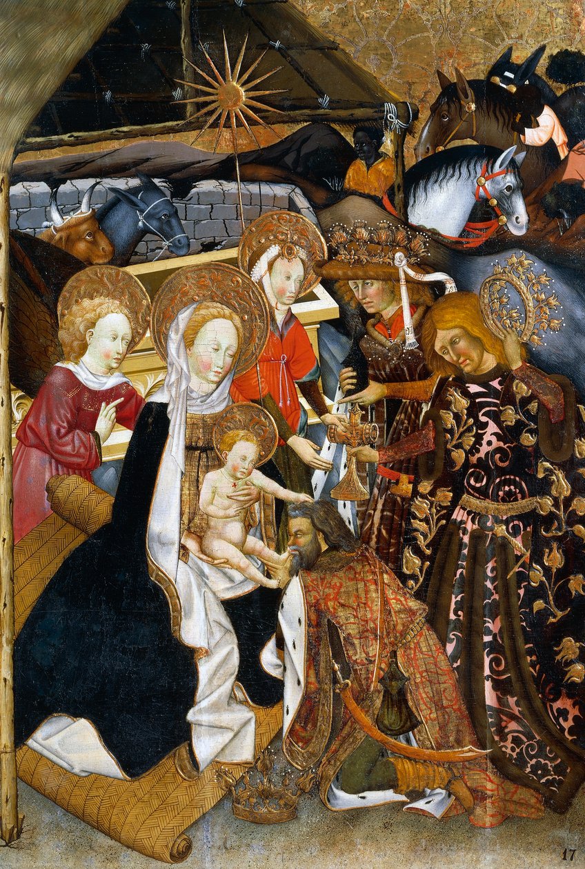 The Adoration of the Magi, alttaritaulu Verdusta tekijältä Jaume Ferrer