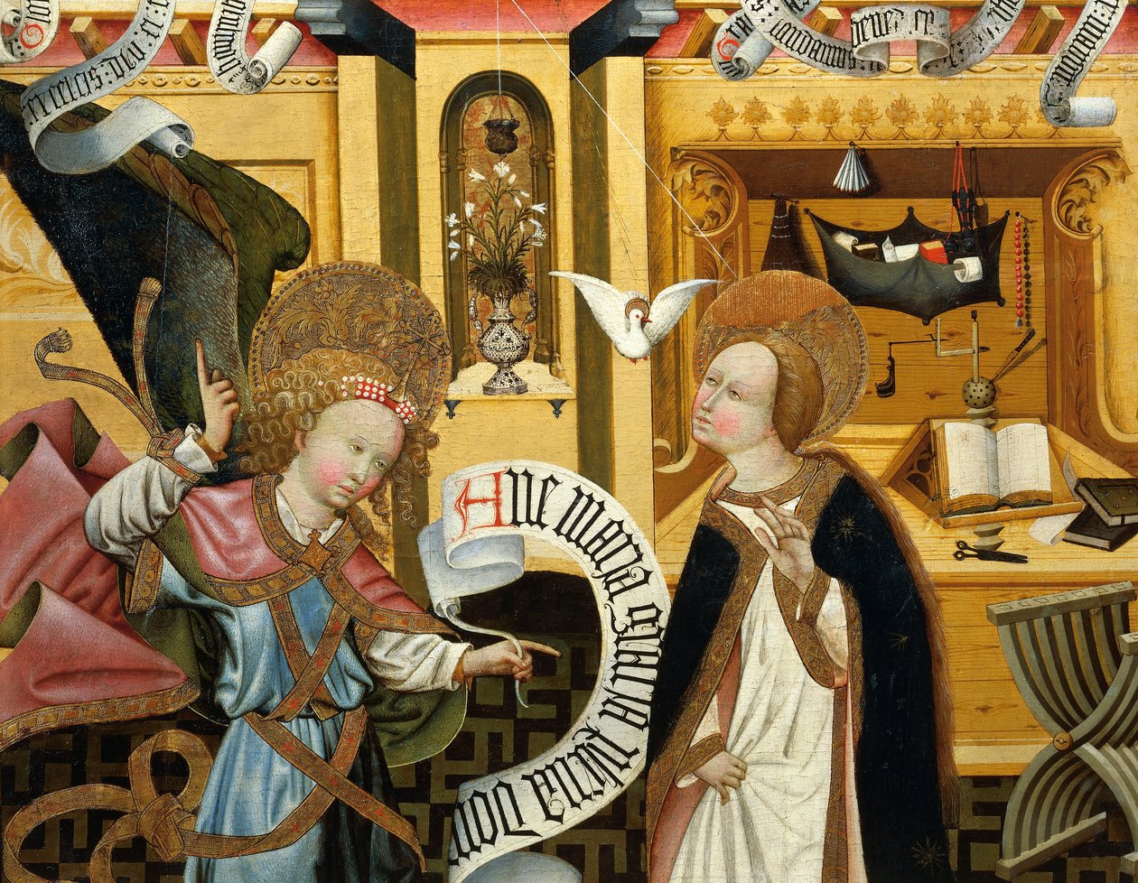 Anunciation, alttaritaulu Verdusta tekijältä Jaume Ferrer