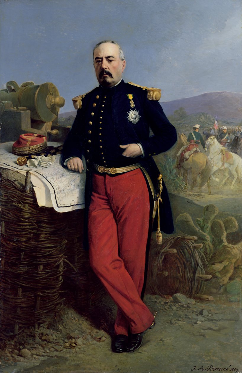 Achille Bazaine (1811-88) 1867 tekijältä Jean Adolphe Beauce