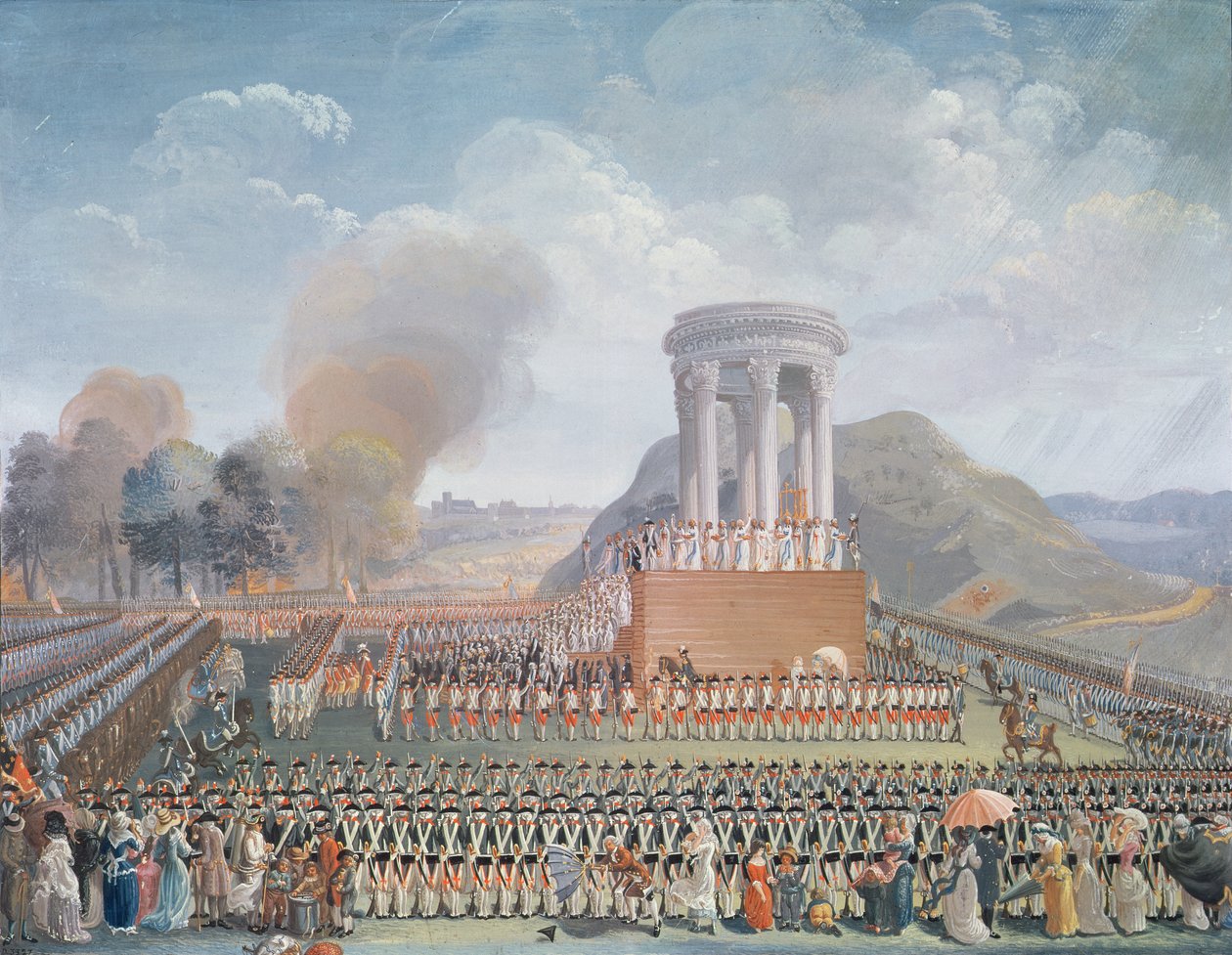 Liiton juhla, 14. heinäkuuta 1790 tekijältä Jean Alexis Cornu