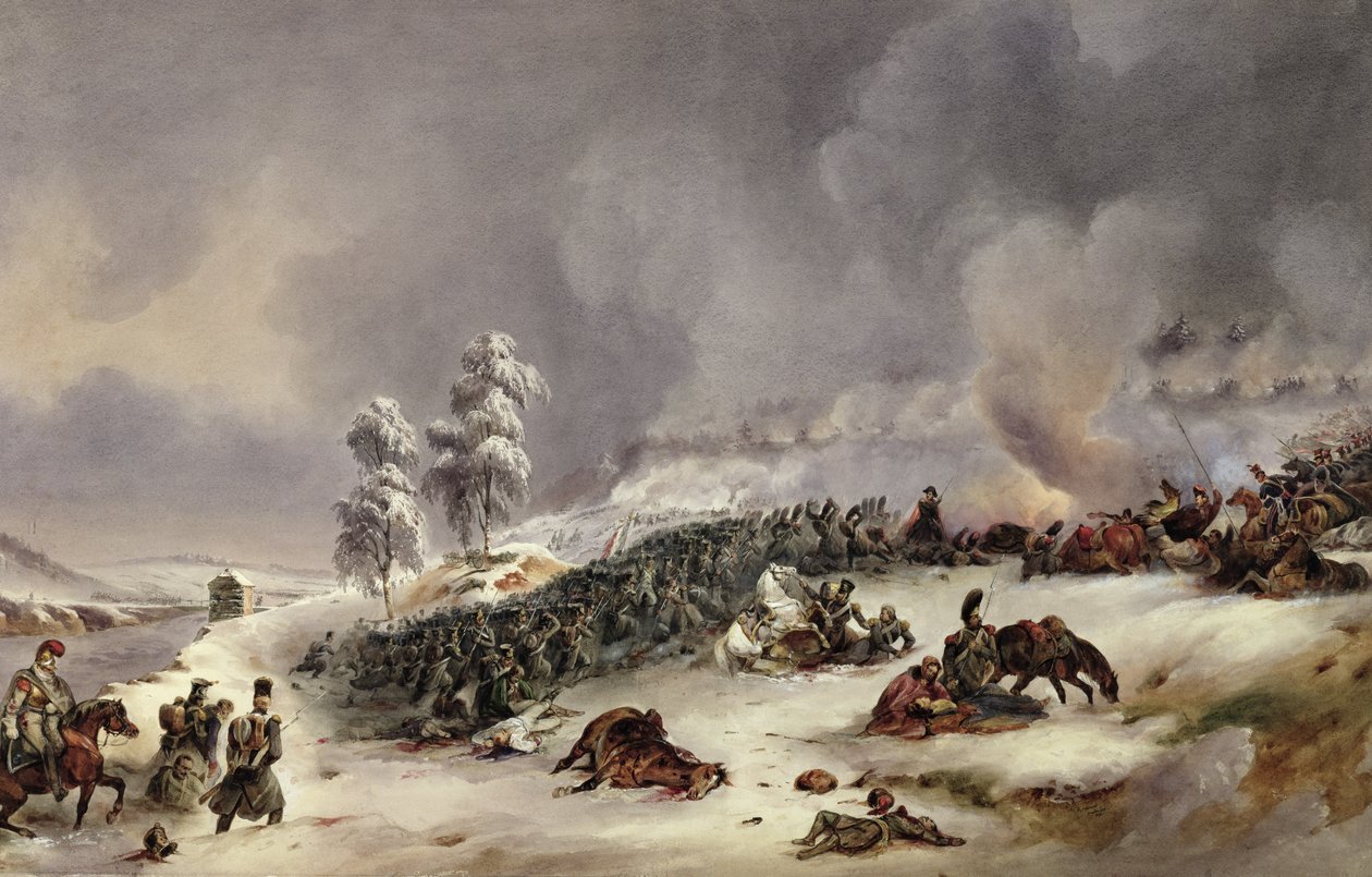 Krasnoin taistelu, 18. marraskuuta 1812 tekijältä Jean Antoine Simeon Fort