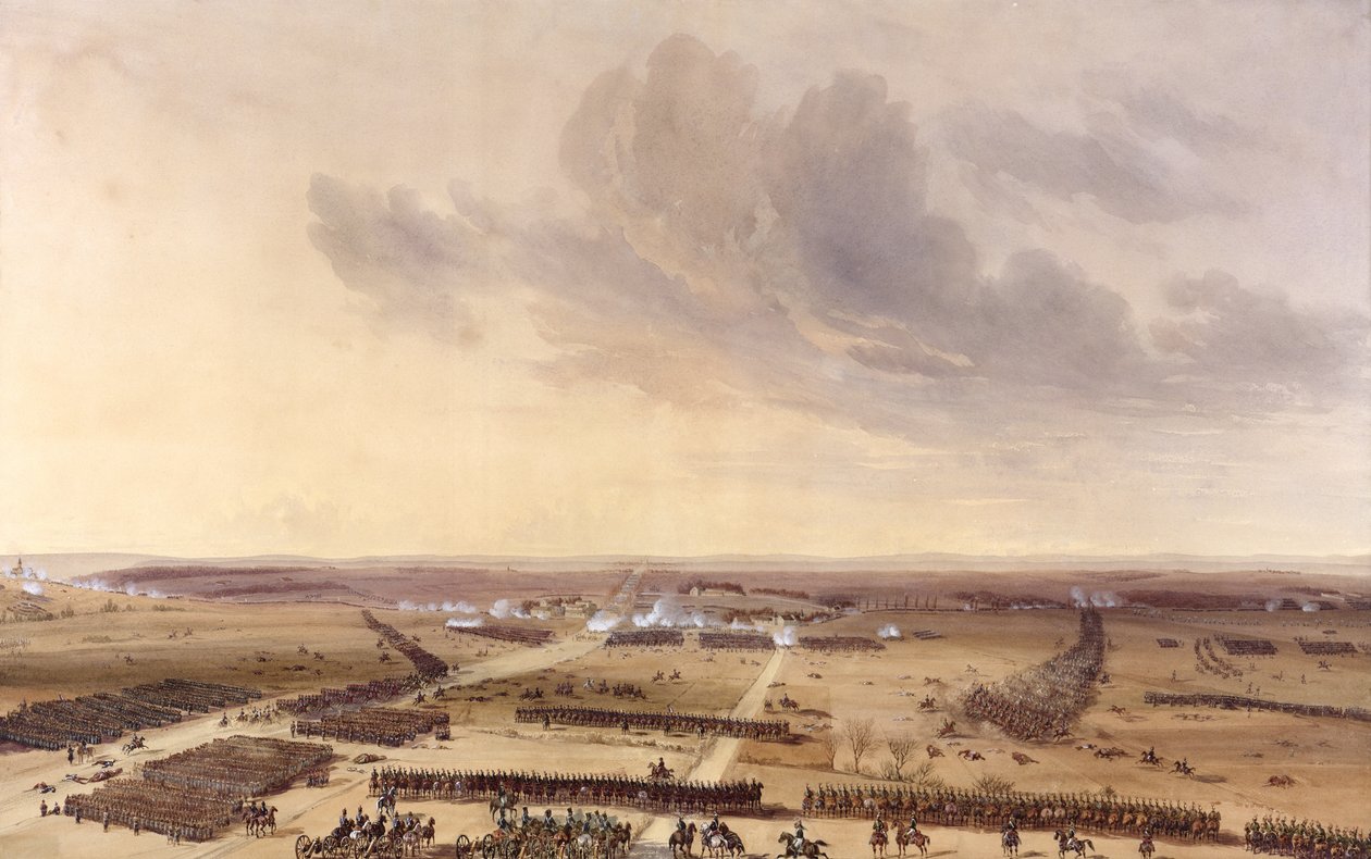 Montmirailin taistelu 11. helmikuuta 1814 tekijältä Jean Antoine Simeon Fort