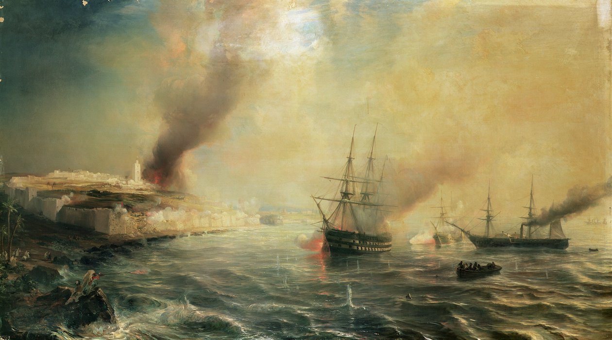 Sale-pommitukset, 26. marraskuuta 1851, 1855 tekijältä Jean Antoine Theodore Gudin