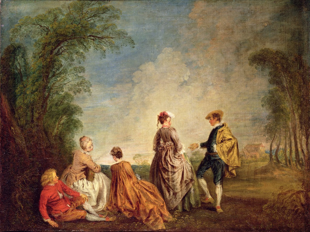 Nolo ehdotus, 1715-16 tekijältä Jean Antoine Watteau