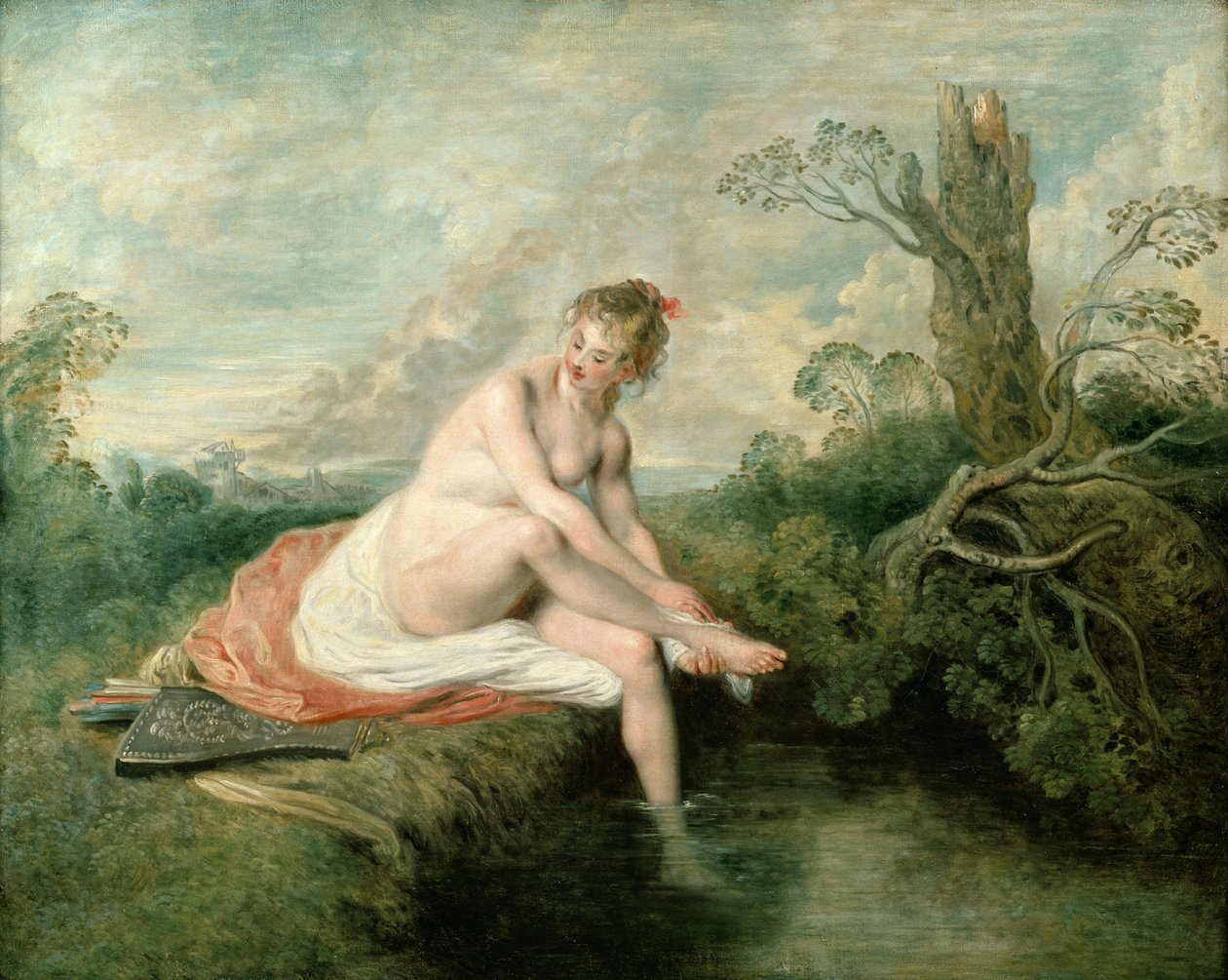 Dianan kylpylä tekijältä Jean Antoine Watteau
