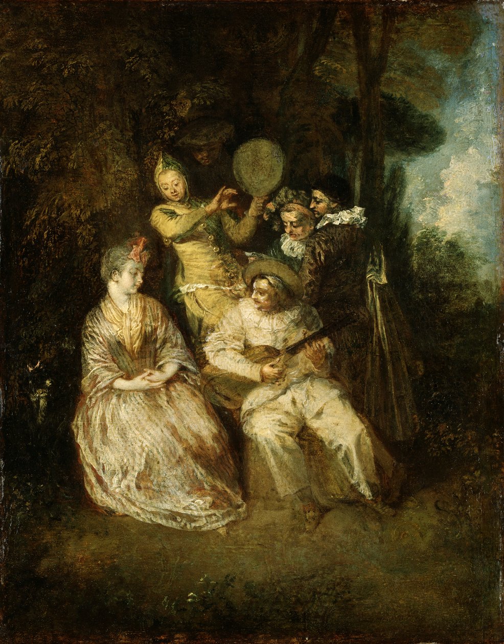 Italian serenade tekijältä Jean Antoine Watteau