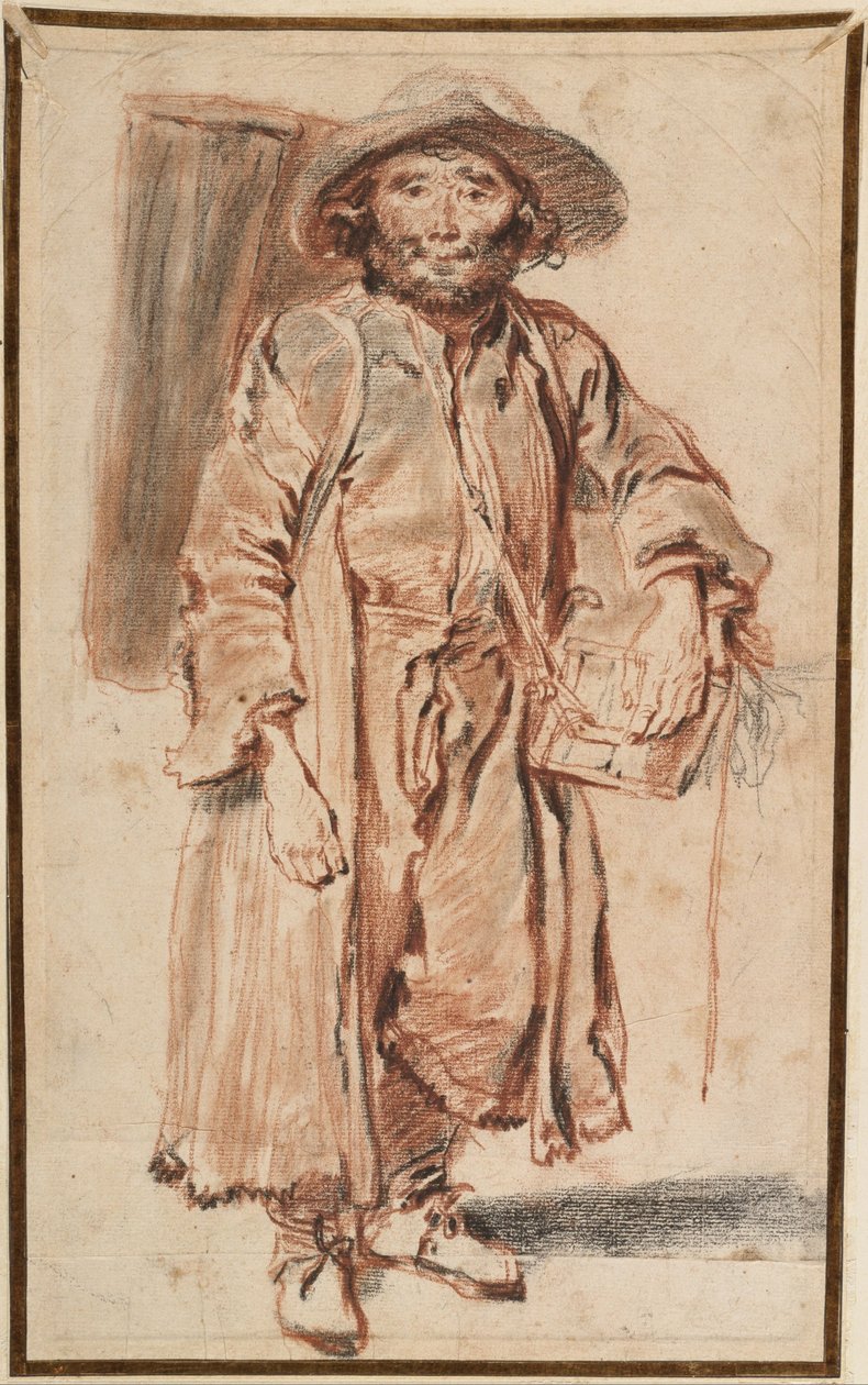 Vanha Savoyard tekijältä Jean Antoine Watteau