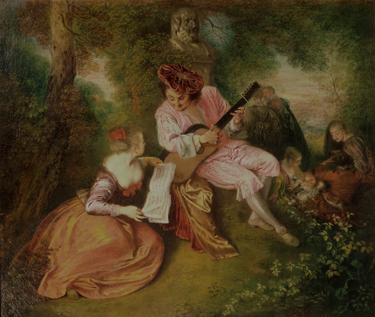 Rakkauden asteikko, 1715-1818 tekijältä Jean Antoine Watteau