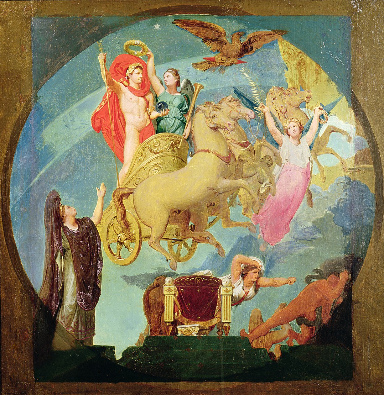 Napoleon I:n (1769-1821) apoteoosi 1853 (katso lisätietoja kohdasta 429032) tekijältä Jean Auguste Dominique Ingres