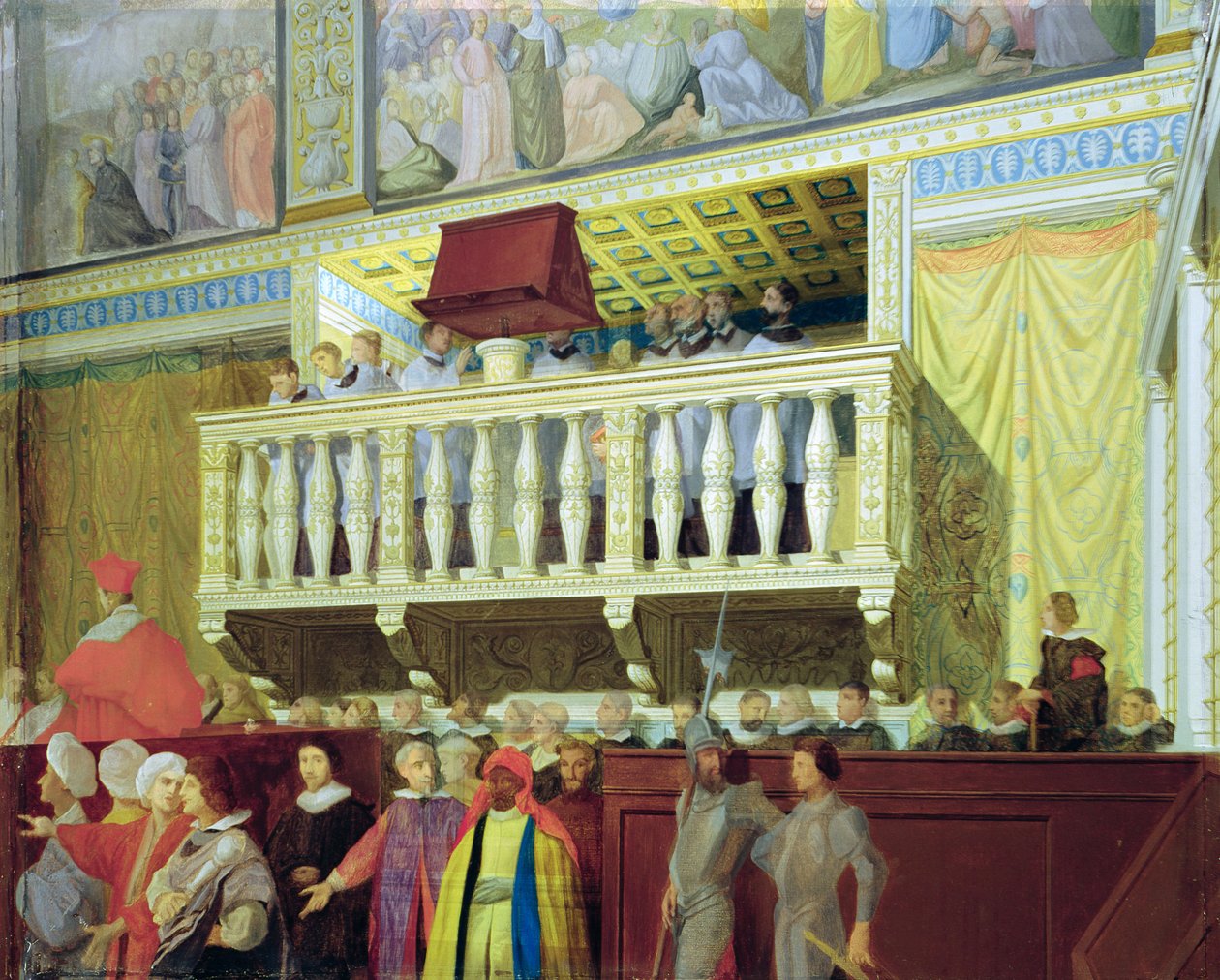 Cantoria Sikstuksen kappelissa tekijältä Jean Auguste Dominique Ingres