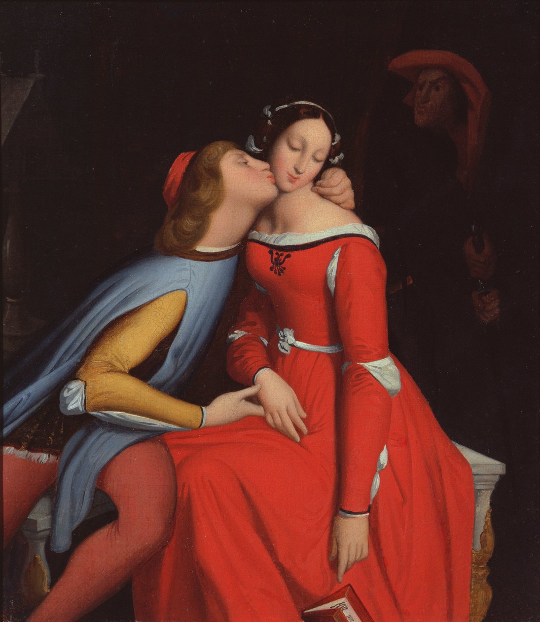 Francesca da Rimini ja Paolo Malatesta, 1819 tekijältä Jean Auguste Dominique Ingres