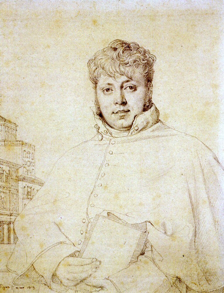 Ranskalainen arkkitehti Auguste Guenepin tekijältä Jean Auguste Dominique Ingres