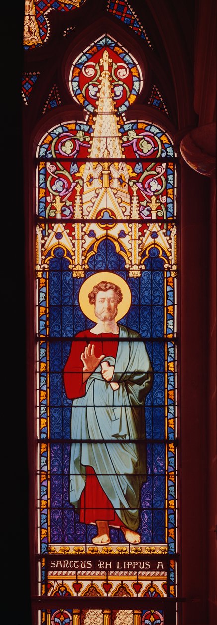 Louis-Philippe (1773-1850) St. Philipina, Sevres Workshop (lasimaalaus) tekijältä Jean Auguste Dominique Ingres