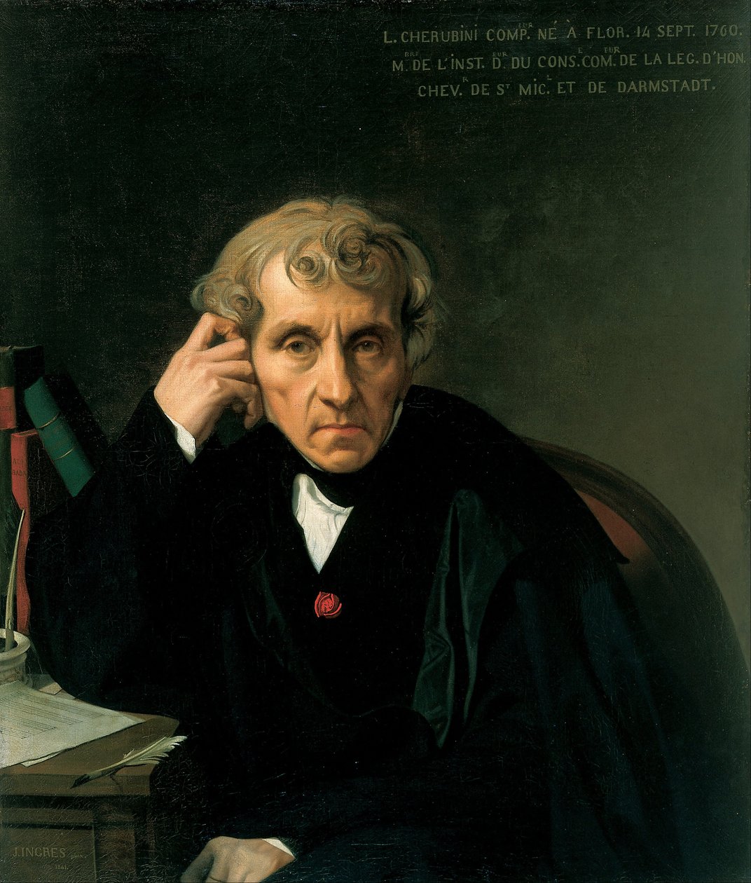 Luigi Cherubini tekijältä Jean Auguste Dominique Ingres