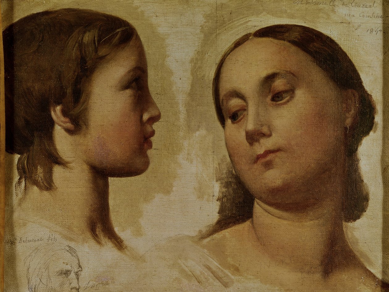 Madame Lauréal ja hänen poikansa, 1840 tekijältä Jean Auguste Dominique Ingres