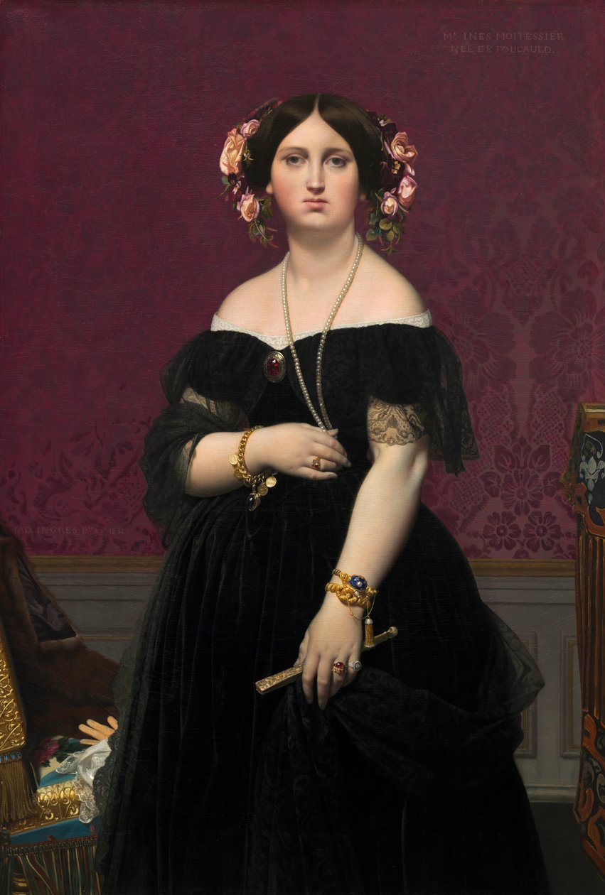 Rouva Moitessier tekijältä Jean Auguste Dominique Ingres