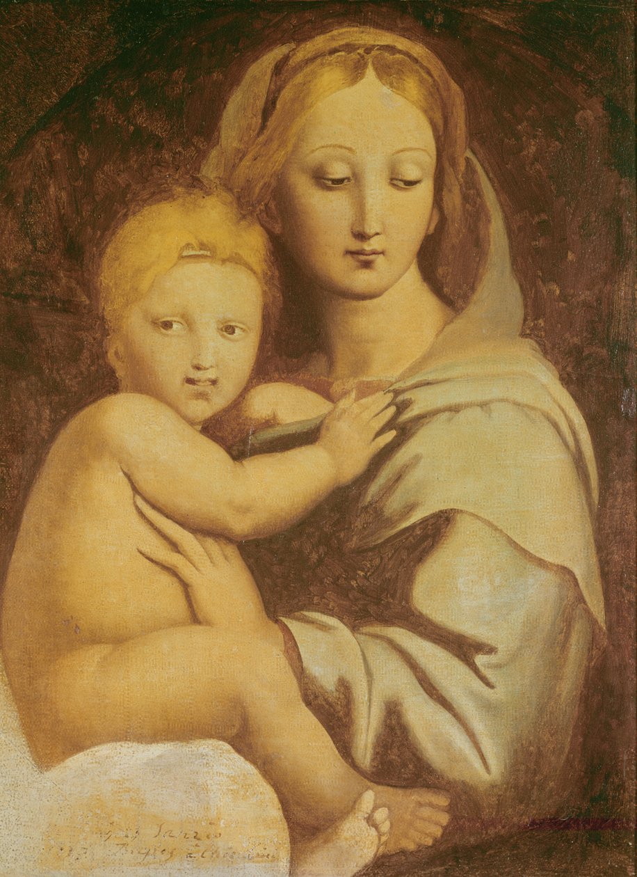 Kynttelikkö Madonna tekijältä Jean Auguste Dominique Ingres