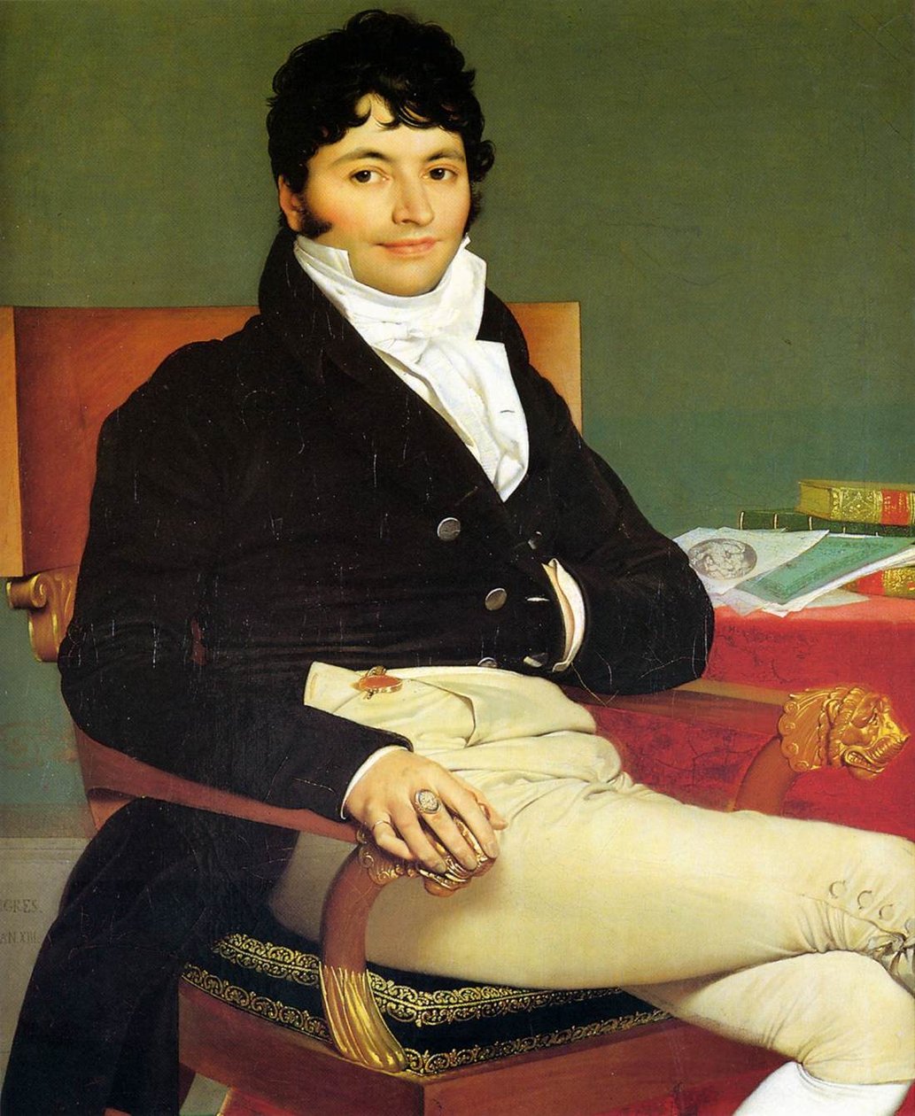 Herra Rivière tekijältä Jean Auguste Dominique Ingres