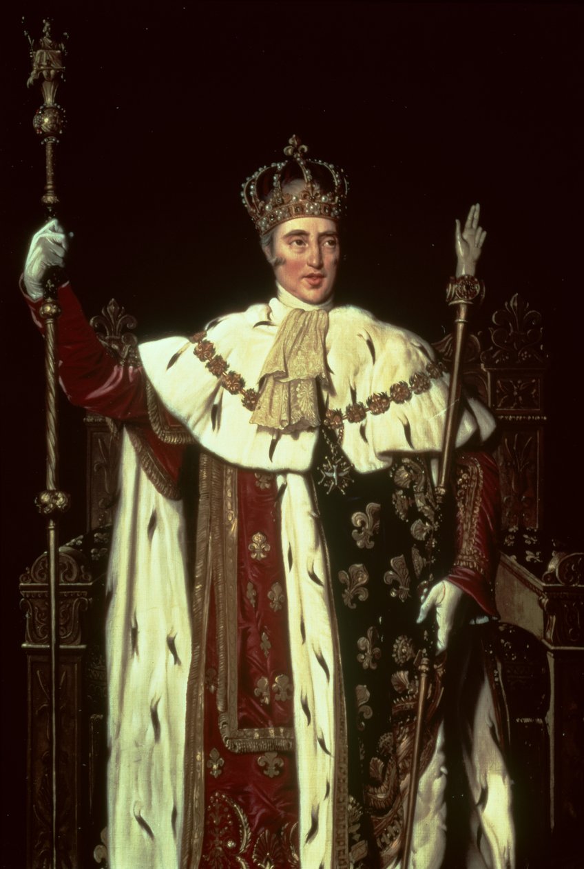 Ranskalaisen Kaarle X:n muotokuva, 1829 (yksityiskohta 59967) tekijältä Jean Auguste Dominique Ingres