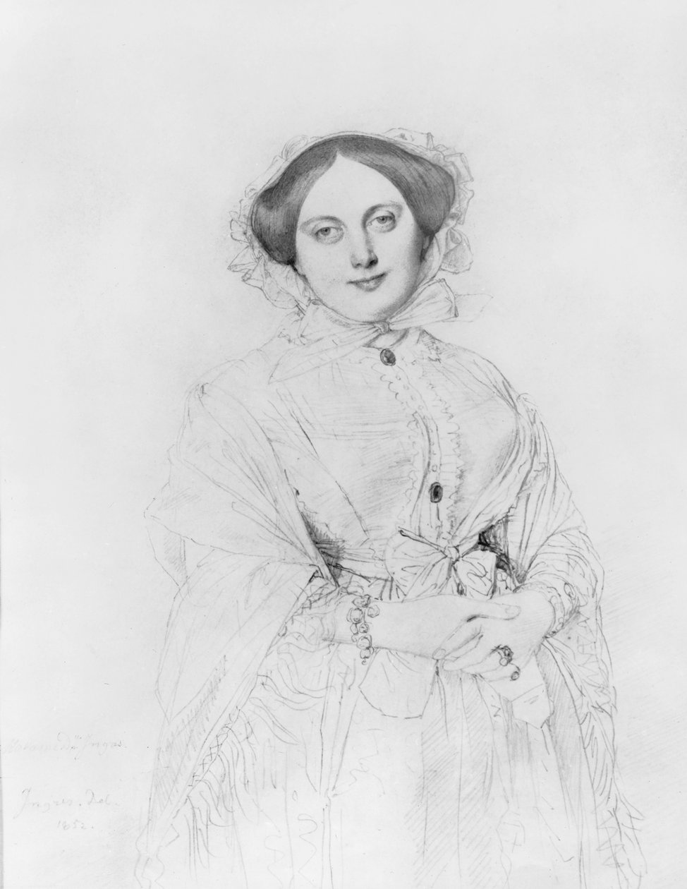 Madame Ingresin muotokuva, 1852 tekijältä Jean Auguste Dominique Ingres