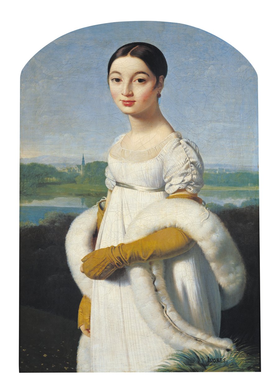 Mademoiselle Caroline Rivieren (1793-1803) muotokuva, 1805 tekijältä Jean Auguste Dominique Ingres