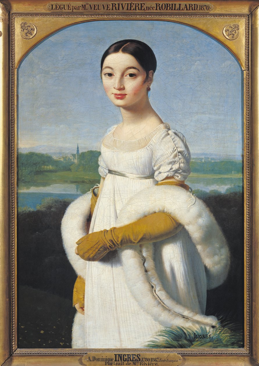 Mademoiselle Caroline Rivieren (1793-1803) muotokuva 1805 tekijältä Jean Auguste Dominique Ingres