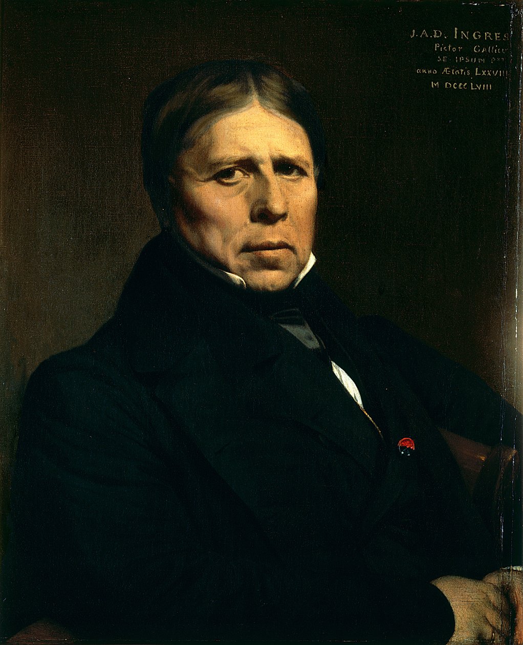 Omakuva tekijältä Jean Auguste Dominique Ingres