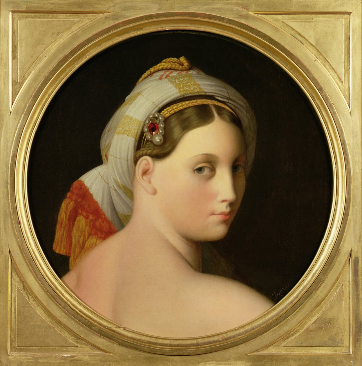 Odaliskin opiskelu tekijältä Jean Auguste Dominique Ingres