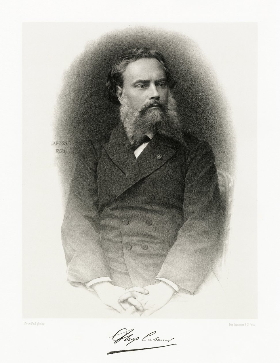 Alexandre Cabanel, 1865-66 tekijältä Jean Baptiste Adolphe Lafosse