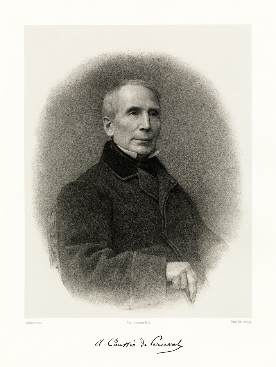 Armand Pierre Caussin de Perceval, 1865-66 tekijältä Jean Baptiste Adolphe Lafosse