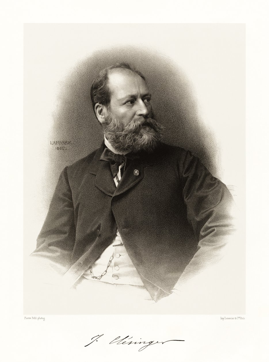 Auguste Clésinger, 1865-66 tekijältä Jean Baptiste Adolphe Lafosse