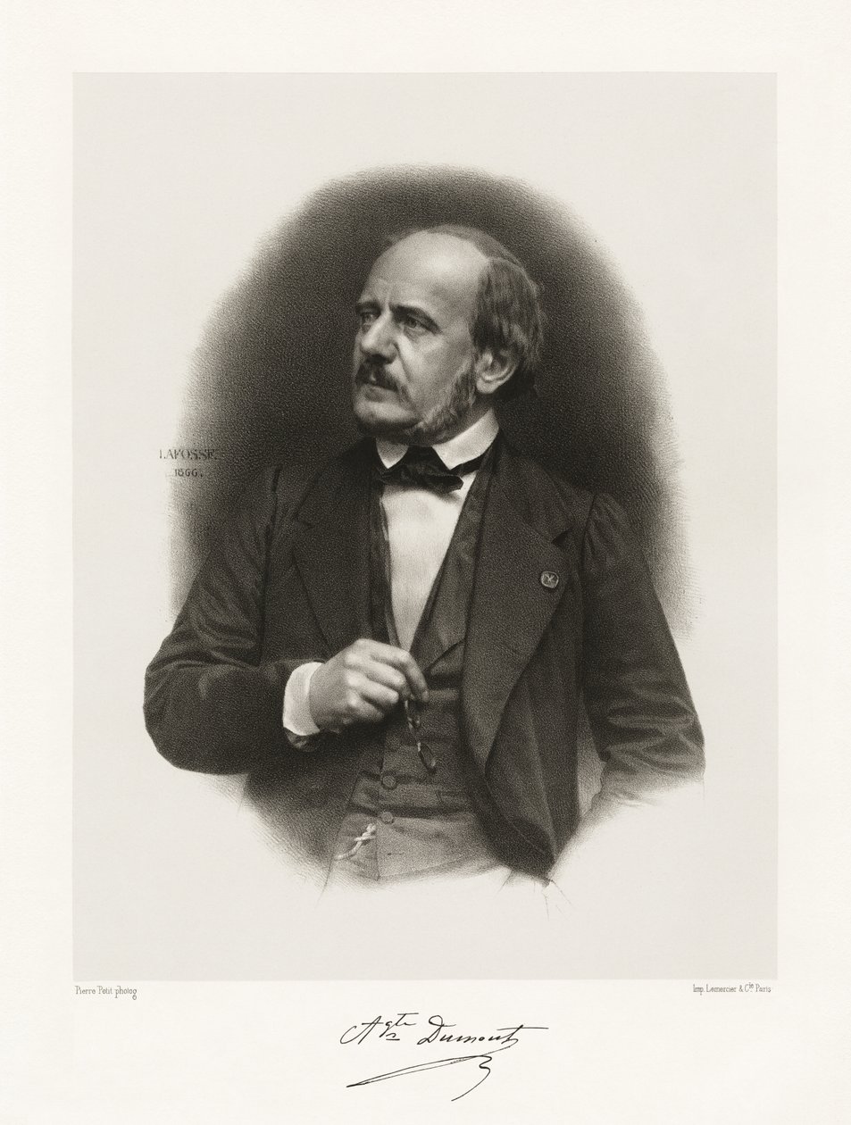 Augustin Alexandre Dumont, 1865-66 tekijältä Jean Baptiste Adolphe Lafosse