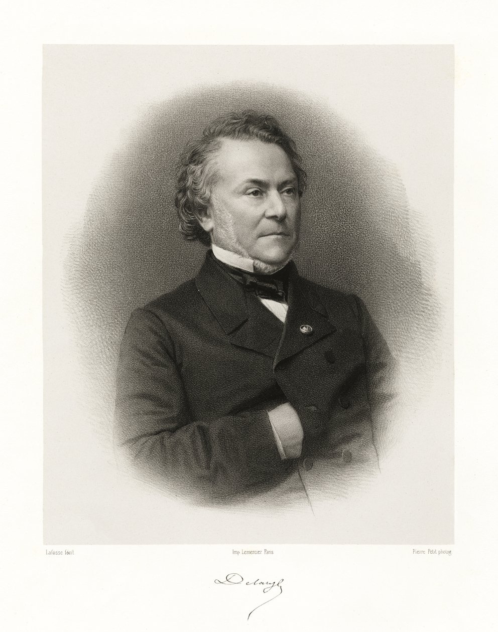 Claude Alphonse Delangle, 1865-66 tekijältä Jean Baptiste Adolphe Lafosse
