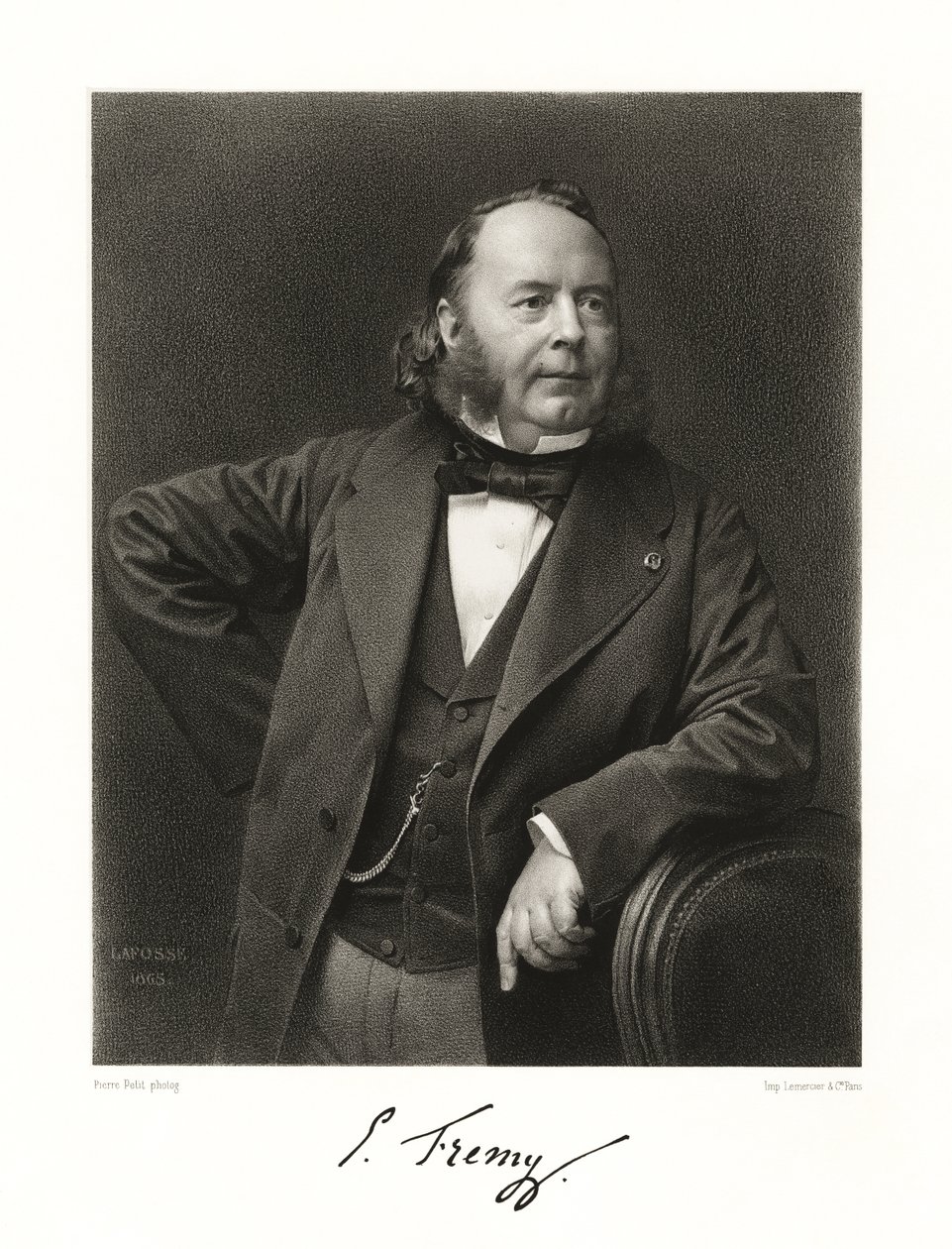 Edmond Fremy, 1865-66 tekijältä Jean Baptiste Adolphe Lafosse