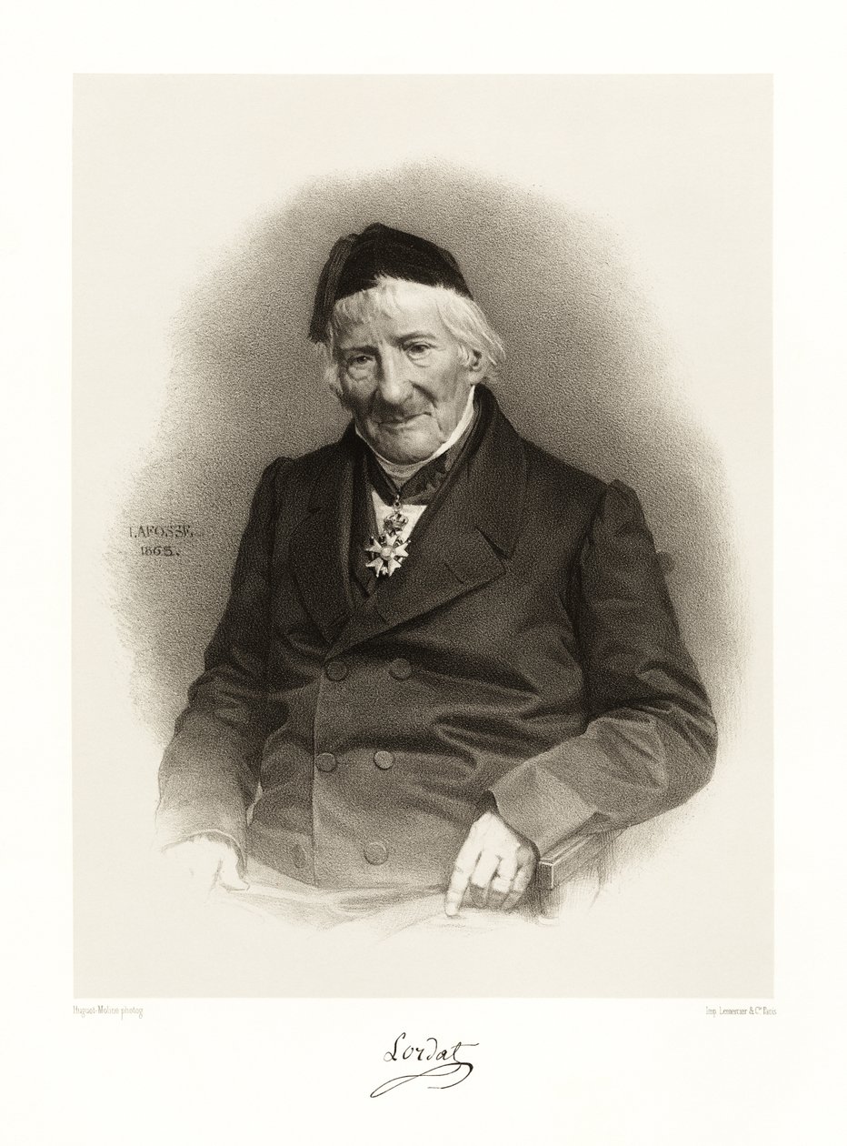 Jacques Lordat, 1865-66 tekijältä Jean Baptiste Adolphe Lafosse