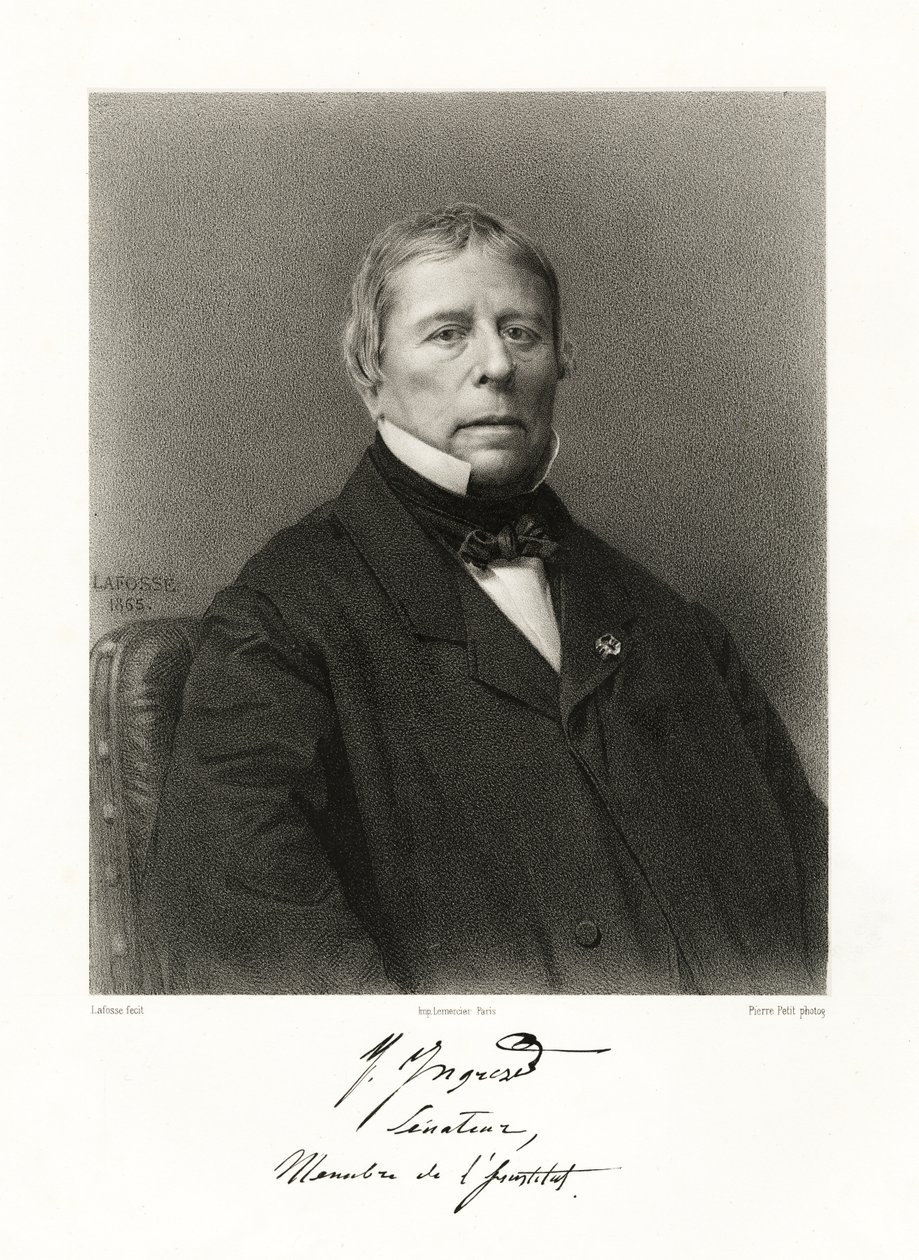 Jean Auguste Dominique Ingres tekijältä Jean Baptiste Adolphe Lafosse