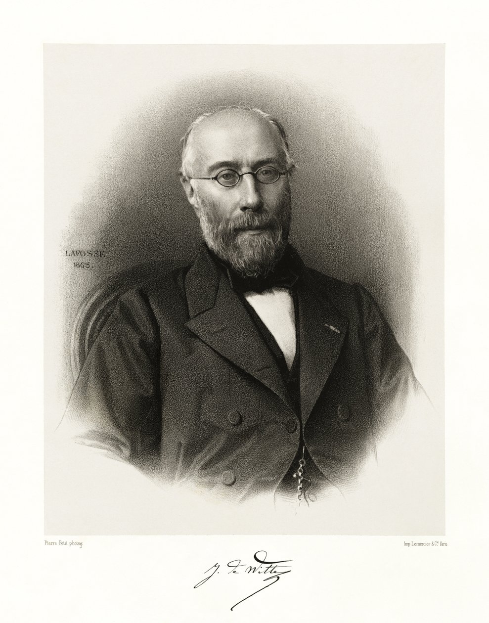 Jean Joseph Antoine Marie, Baron de Witte, 1865-66 tekijältä Jean Baptiste Adolphe Lafosse