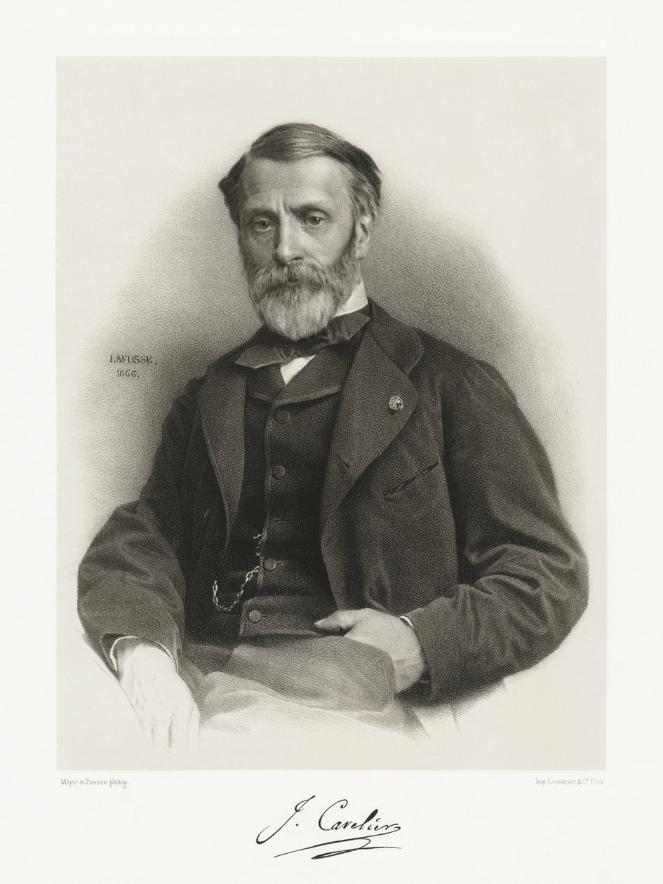 Jules Cavelier, 1865-66 tekijältä Jean Baptiste Adolphe Lafosse
