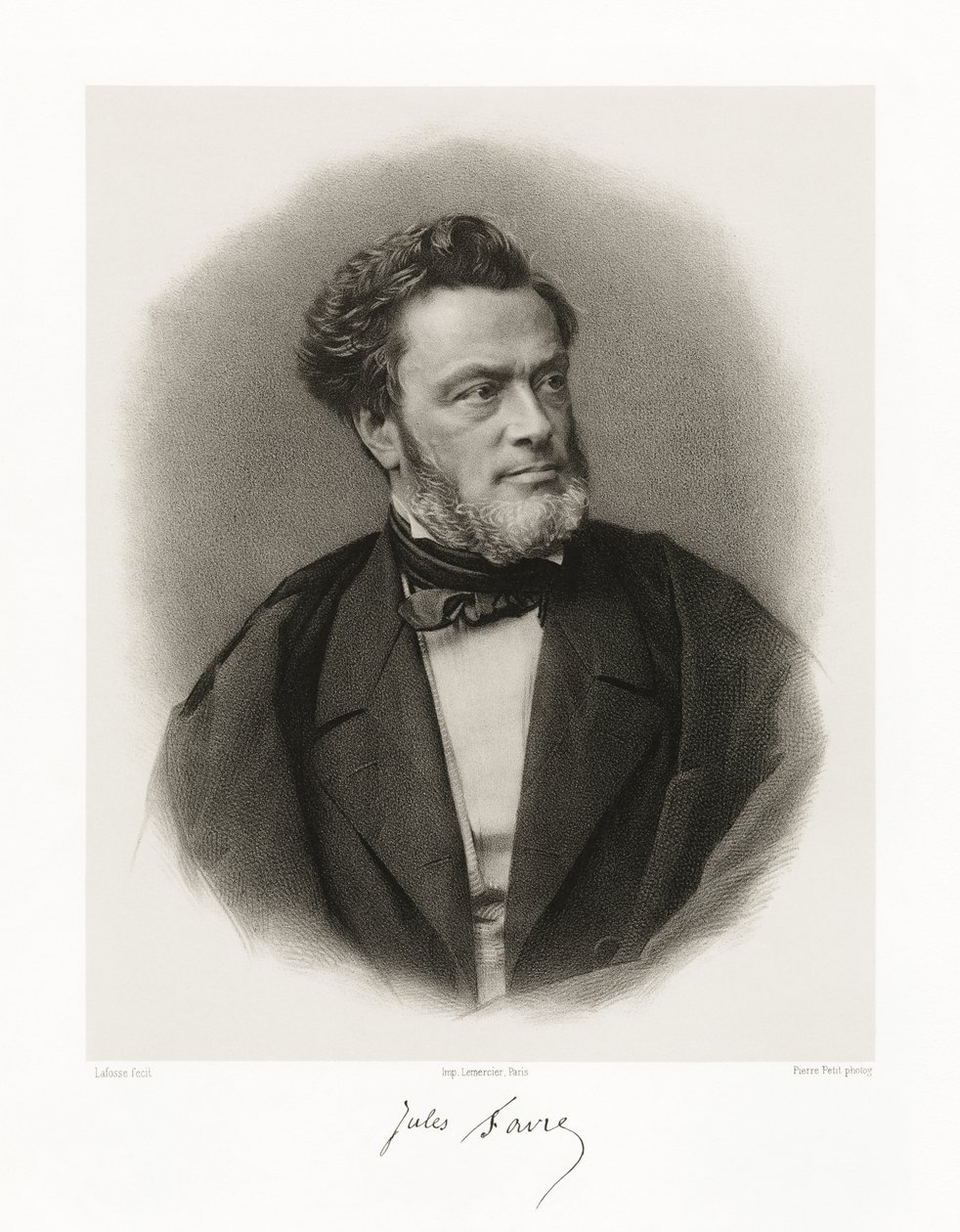 Jules Claude Gabriel Favre, 1865-66. tekijältä Jean Baptiste Adolphe Lafosse