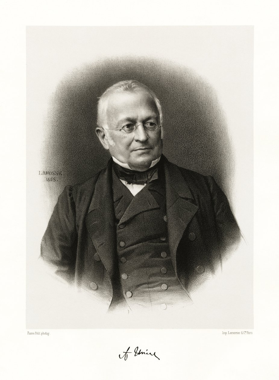 Louis Adolphe Thiers, 1865-66 tekijältä Jean Baptiste Adolphe Lafosse