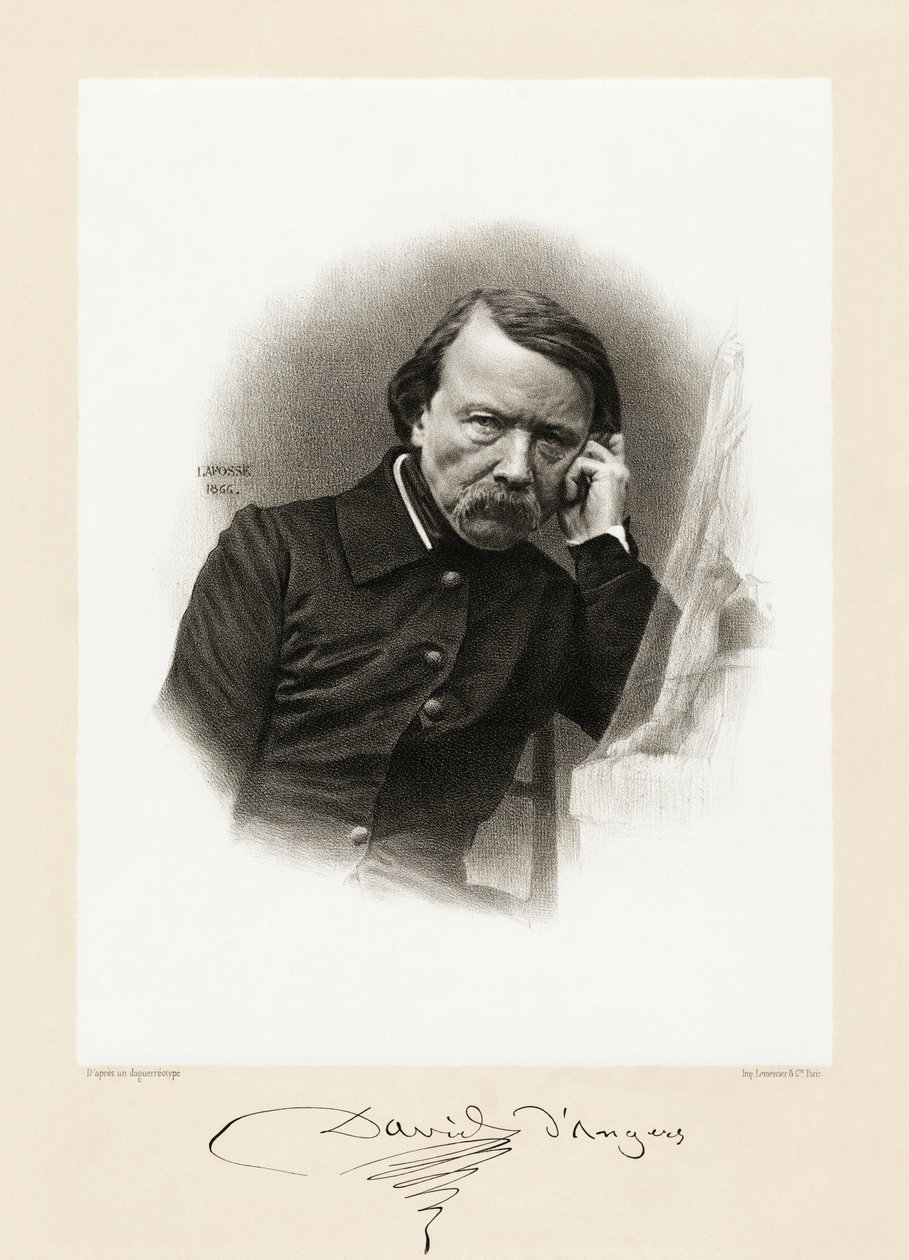 Pierre Jean David, 1865-66 tekijältä Jean Baptiste Adolphe Lafosse
