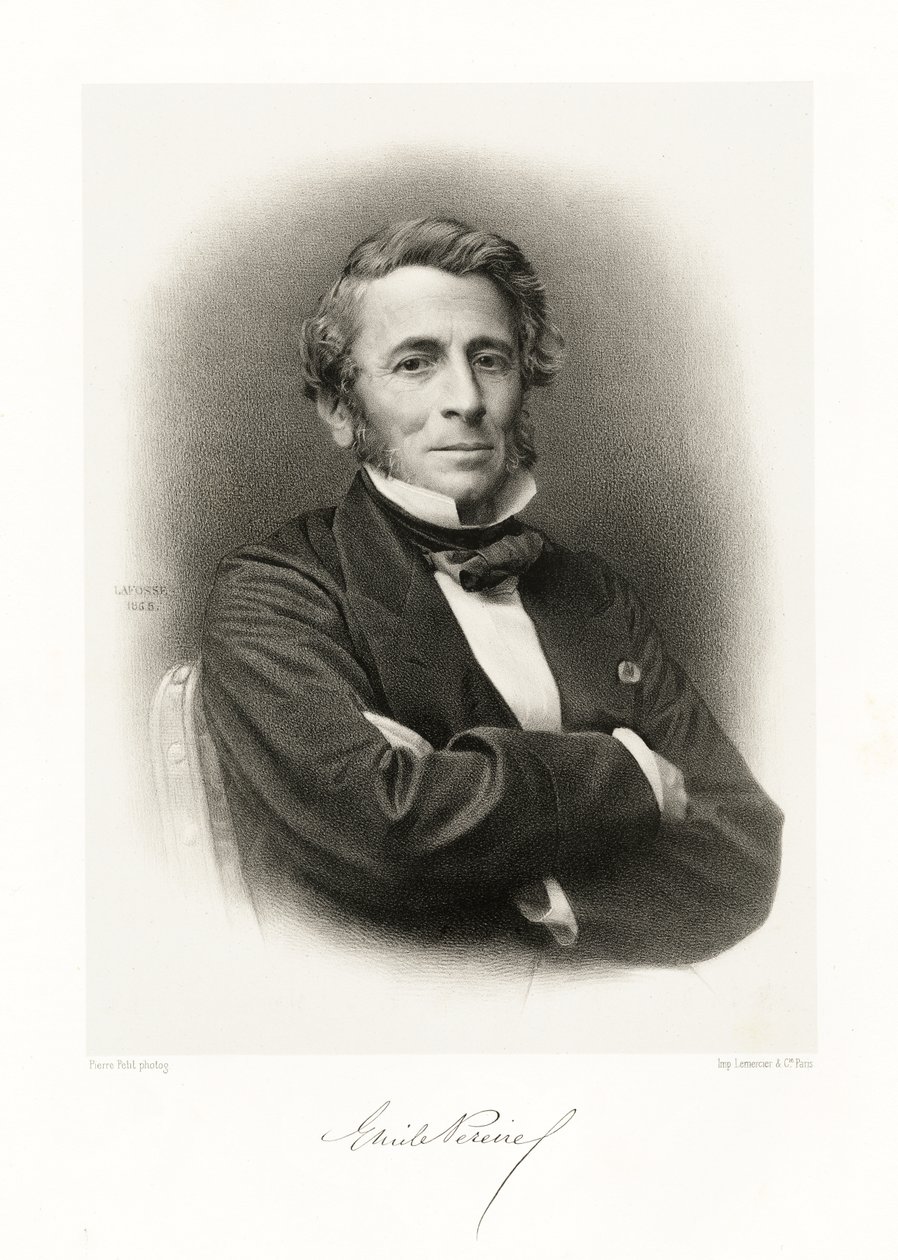 Émile Péreire, 1865-66 tekijältä Jean Baptiste Adolphe Lafosse
