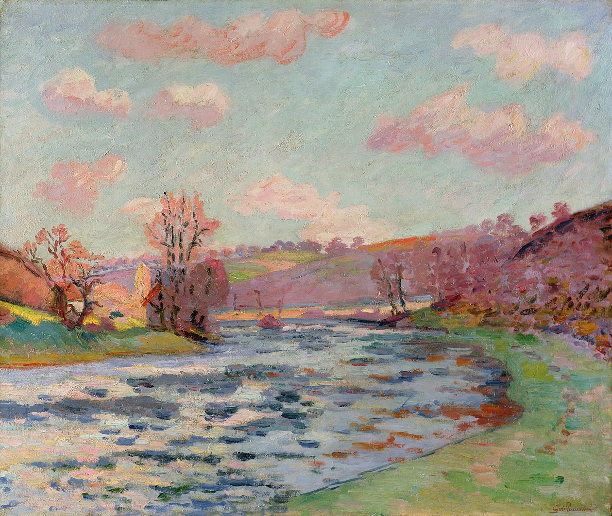 Banks of the Creuse, Limousin, n. 1912 tekijältä Jean Baptiste Armand Guillaumin