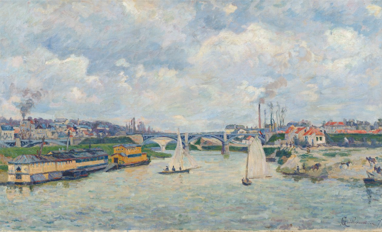 Charentonin satama, 1878 tekijältä Jean Baptiste Armand Guillaumin