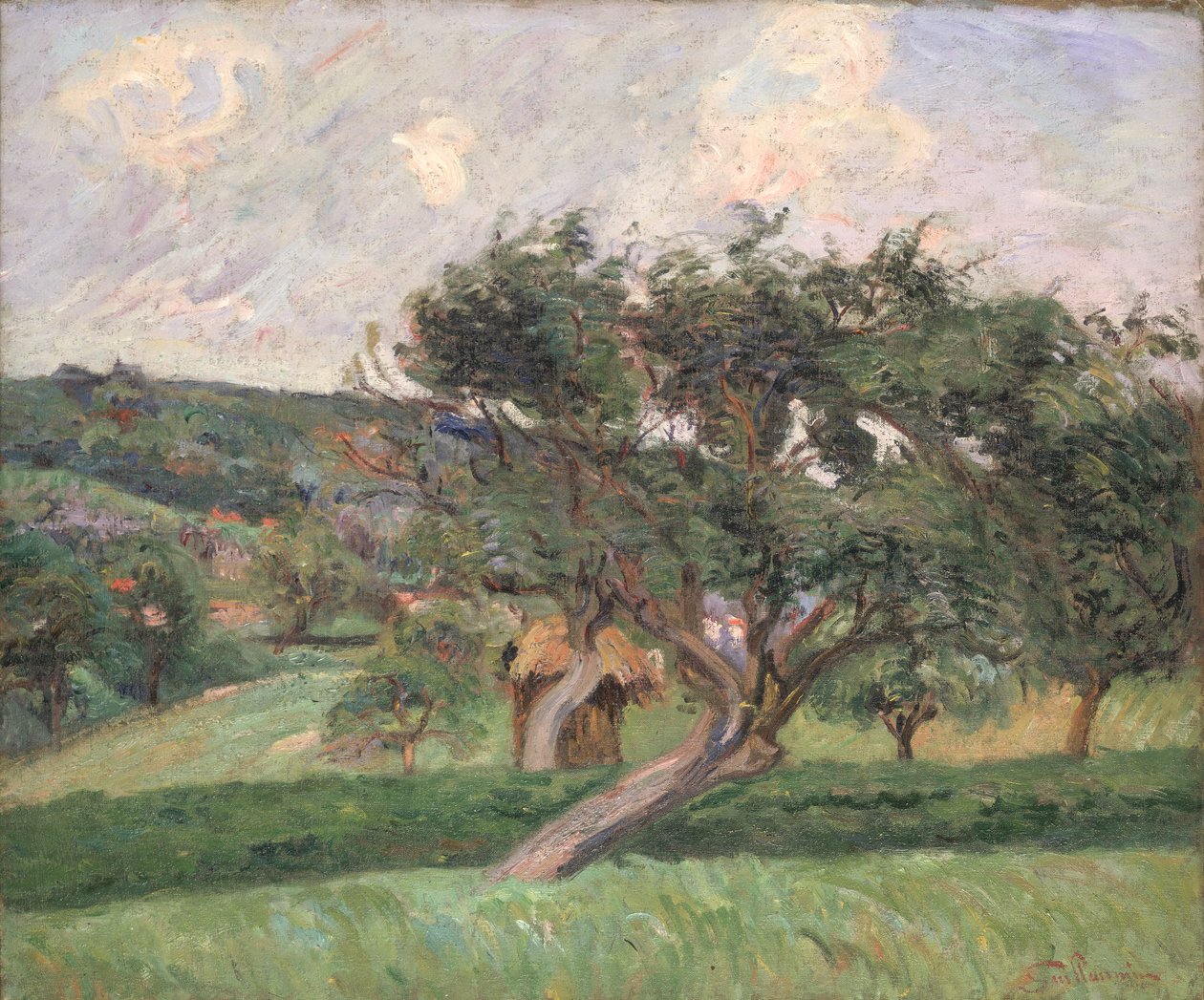 Maisema Damiettessa, noin 1890 tekijältä Jean Baptiste Armand Guillaumin