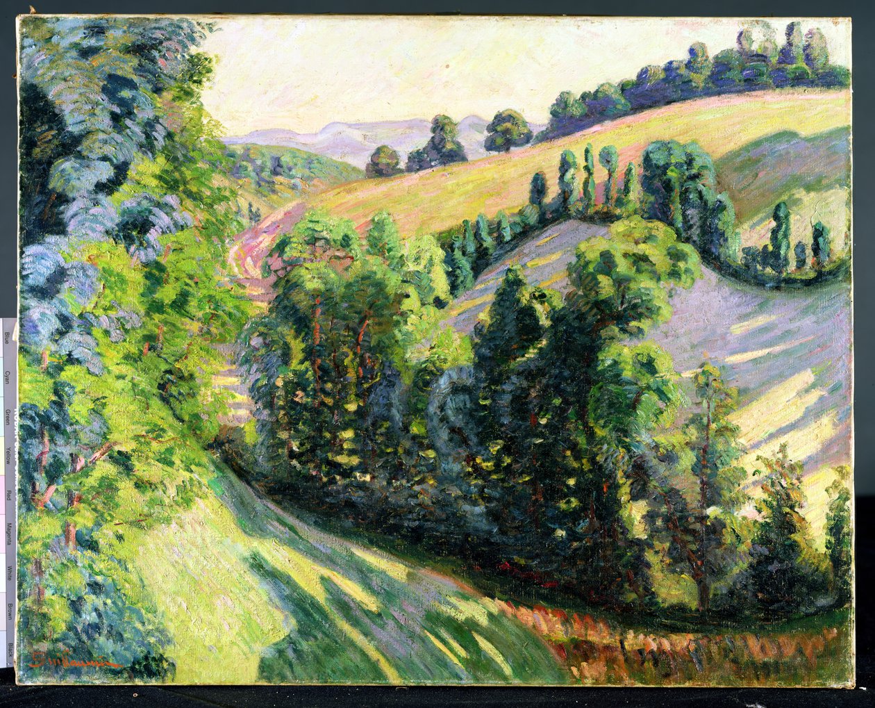 Maisema Pontgibaudissa, noin 1895 tekijältä Jean Baptiste Armand Guillaumin